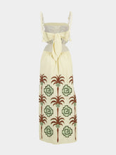 Johanna Ortiz Tributaries Embroidered Cotton Maxi Dress