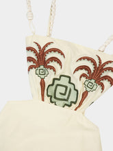 Johanna Ortiz Tributaries Embroidered Cotton Maxi Dress