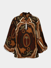 Johanna Ortiz Intricate Islands Silk Top