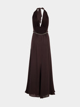 Johanna Ortiz Chocolate Brown New Destiny Silk Maxi Dress
