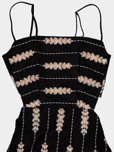 Johanna Ortiz Black Nostalgica Midi Dress