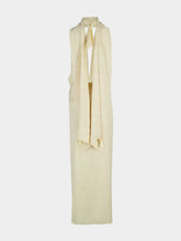 Johanna Ortiz Wildly Beautiful Ecru Halter Dress