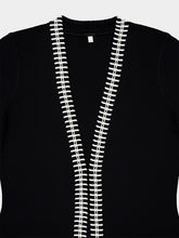 Johanna Ortiz Black and Ecru Eternal Cardigan