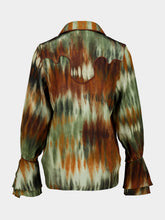 Johanna Ortiz Pine Green and Chocolate Cabalgando Shirt