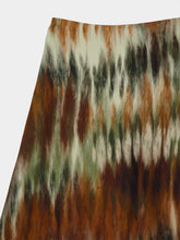 Johanna Ortiz Pine Green and Chocolate Intermingled Ideas Skirt