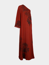 Johanna Ortiz Red Wine Seville Passion Maxi Dress