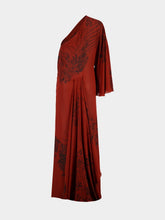 Johanna Ortiz Red Wine Seville Passion Maxi Dress