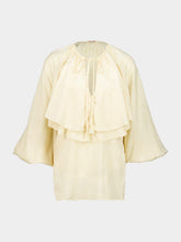 Johanna Ortiz Ecru Brisa Colectiva Jacquard Top