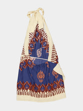 Johanna Ortiz Ecru and Blue Salt Dreamer Dress