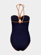 Johanna Ortiz Navy Salt And Saddle One-Piece