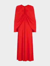 Johanna Ortiz Fire Red Silent Solstice Maxi Dress
