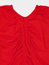 Johanna Ortiz Fire Red Silent Solstice Maxi Dress
