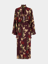 Johanna Ortiz Wine and Sand Parajes Lejanos Dress