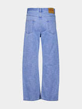 Marni Cobalt Blue Organic Denim Wide-Leg Jeans