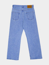 Marni Cobalt Blue Organic Denim Wide-Leg Jeans