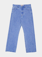 Marni Cobalt Blue Organic Denim Wide-Leg Jeans