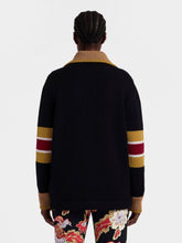 La DoubleJ Black No Fuss Wool Cardigan