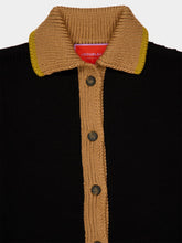 La DoubleJ Black No Fuss Wool Cardigan