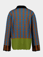 La DoubleJ Multicolour Lounge Print Wool Jumper