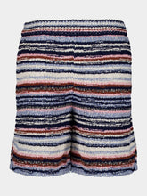 Marni Striped Cotton Knit Shorts