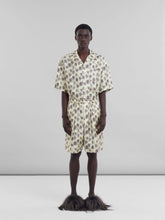 Marni Crayon Leopard Prints Silk Bermuda Shorts