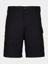 Marni Black Woven Cotton Cargo Shorts
