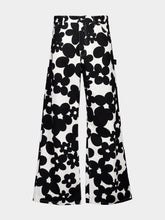 Marni Black and White Dillies Print Cotton Cargo Pants