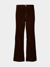 Marni Sadelle Brown Corduroy Flared Trousers