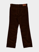Marni Sadelle Brown Corduroy Flared Trousers