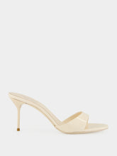 Paris Texas Ivory 70 Patent Leather Lidia Mules