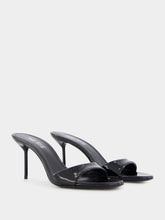 Paris Texas Lidia 70mm Black Patent Leather Mules