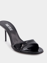 Paris Texas Lidia 70mm Black Patent Leather Mules