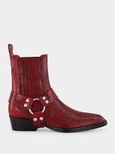 Paris Texas Helena Python Ankle Boots