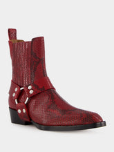 Paris Texas Helena Python Ankle Boots