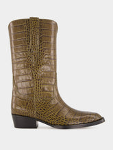 Paris Texas Hilda Croco Leather Boots