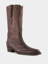 Paris Texas Brown Hilda Leather Boots