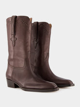 Paris Texas Brown Hilda Leather Boots