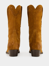 Paris Texas Cognac Suede Hilda Boot 35