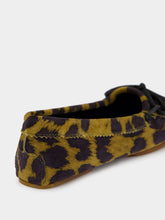 Paris Texas Indiana Loafer in Russet Leopard Suede