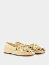 Paris Texas Ecru Indiana Suede Leather Loafers