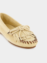 Paris Texas Ecru Indiana Suede Leather Loafers