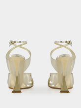 Paris Texas Gold Laila Gold Wedge Sandals