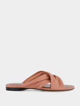 Paris Texas Texas Rose Flat Sandals in Nappa Leather