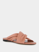 Paris Texas Texas Rose Flat Sandals in Nappa Leather