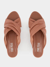 Paris Texas Texas Rose Flat Sandals in Nappa Leather