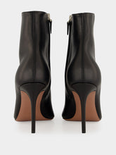 Paris Texas Black Vera 85 Calf Leather Stiletto Ankle Boots