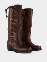 Paris Texas Chocolate Roxanne Leather Boots