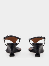 Paris Texas Black Leather Nina Thong 50 Sandals