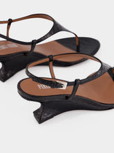 Paris Texas Black Leather Nina Thong 50 Sandals