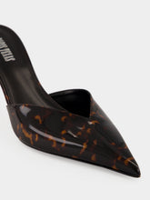 Paris Texas Tortoise Lidia 70 Patent Leather Mules